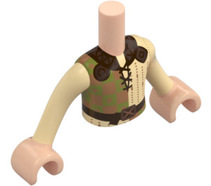 LEGO Beige Sabino Friends Torso (Boy) (73161)