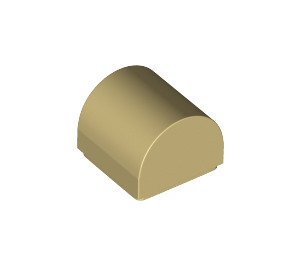 LEGO Tan Slope 1 x 1 Curved (49307)