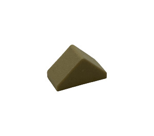 LEGO Beige Pendenza 1 x 2 (45°) Doppio con supporto per bottoncino interno (3044)