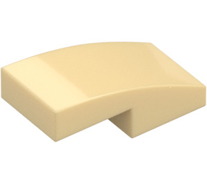 LEGO Tan Slope 1 x 2 Curved (3593 / 11477)