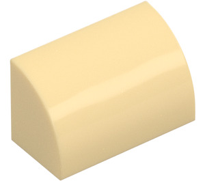 LEGO Tan Slope 1 x 2 Curved (37352 / 98030)