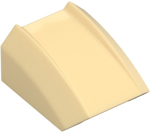 LEGO Beige Pendenza 1 x 2 x 2 Curvo (30602 / 47904)