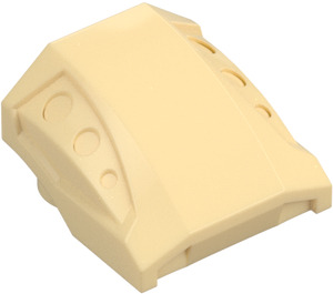 LEGO Tan Slope 1 x 2 x 2 Curved with Dimples (44675)