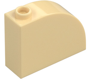 LEGO Beige Luiska 1 x 3 x 2 Kaareva (33243)