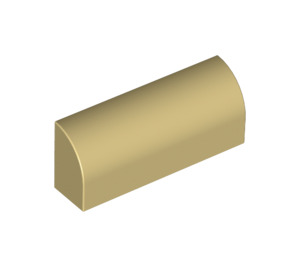 LEGO Tan Slope 1 x 4 Curved (6191 / 10314)