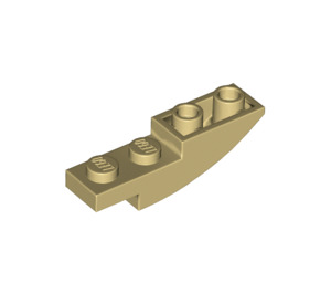 LEGO bronzer Pente 1 x 4 Incurvé Inversé (13547)