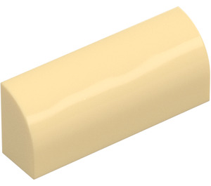 LEGO Tan Slope 1 x 4 x 1.3 Curved (6191 / 10314)