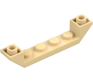 LEGO Beige Luiska 1 x 6 (45°) Kaksinkertainen Käänteinen jossa Open Keskusta (52501)