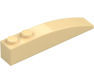 LEGO Beige Skråning 1 x 6 buet (41762 / 42022)