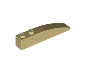 LEGO Tan Slope 1 x 6 Curved (41762 / 42022)