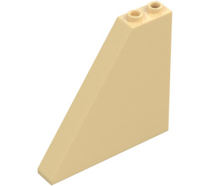 LEGO Tan Slope 1 x 6 x 5 (55°) without Bottom Stud Holders (30249)