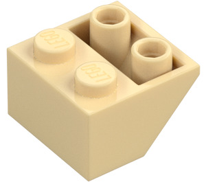 LEGO Tan Slope 2 x 2 (45°) Inverted with Flat Spacer Underneath (3660)