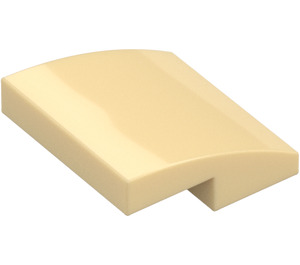 LEGO Tan Slope 2 x 2 Curved (15068)