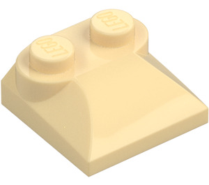 LEGO Brungul Backe 2 x 2 Böjd med böjd ände (47457)