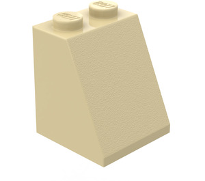 LEGO Beige Skråning 2 x 2 x 2 (65°) uden bundrør (3678 / 45676)