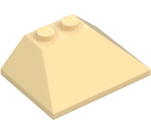 LEGO Tostado Con pendiente 3 x 4 Doble (45° / 25°) (4861)