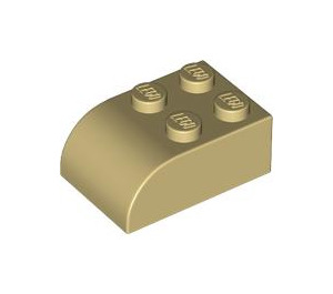 LEGO Tan Slope Brick 2 x 3 with Curved Top (6215)