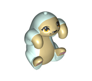 LEGO Tan Sloth with Aqua Fur (68619)