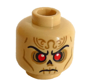 LEGO Tan Szass Tam Head (Safety Stud) (3274)