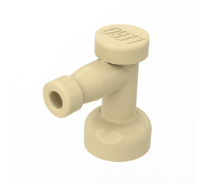 LEGO Tan Tap 1 x 1 with Hole in End (4599)