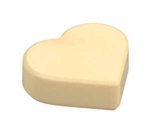 LEGO Tan Tile 1 x 1 Heart (5529 / 39739)