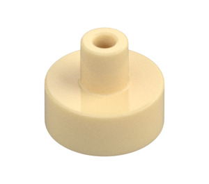 LEGO Beige Fliese 1 x 1 Rund mit Hollow Stange (20482 / 31561)