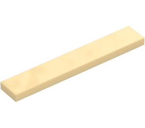 LEGO Beige Tile 1 x 6 (6636)