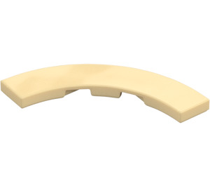 LEGO Tan Tile 4 x 4 Curved Corner with Cutouts (3477 / 27507)