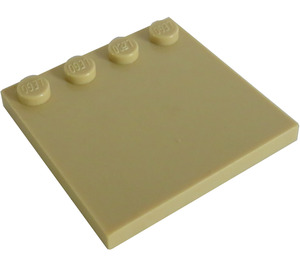 LEGO bronzer Tuile 4 x 4 avec Goujons sur Bord (6179)