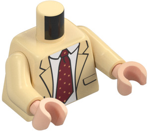 LEGO Barva opálení Toby Flenderson Minifigurka Trup (973 / 76382)