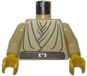 LEGO Beige Vartalo jossa Jedi Robes ja Ruskea Vyö (973 / 73403)