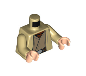 LEGO Beige Uncle Owen Minifig Torso (973 / 76382)