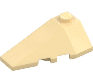 LEGO Beige Kiila 2 x 4 Kolmiomainen Vasen (43710)