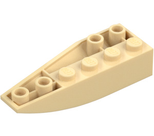 LEGO Beige Cuneo 2 x 6 Doppio Invertito Destra (41764)