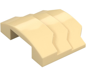 LEGO Beige Cuneo 3 x 4 con Stepped Lati (66955)