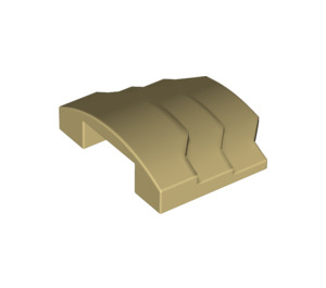 LEGO Tan Wedge 3 x 4 with Stepped Sides (66955)