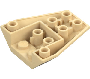 LEGO Tan Wedge 4 x 4 Triple Inverted with Reinforced Studs (13349)