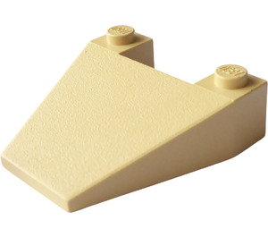 LEGO Tan Wedge 4 x 4 without Stud Notches (4858)