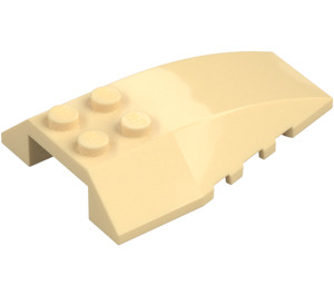 LEGO Tan Wedge 6 x 4 Triple Curved (43712)