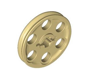 LEGO bronzer Coin Courroie Roue (4185 / 49750)