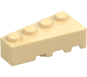 LEGO Tan Wedge Brick 2 x 4 Left (41768)