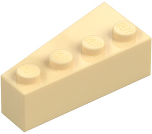 LEGO Tan Wedge Brick 2 x 4 Right (41767)