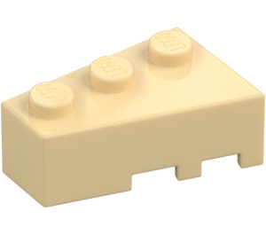 LEGO Beige Kile Kloss 3 x 2 Venstre (6565)