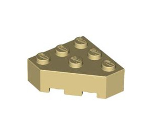 LEGO Tan Wedge Brick 3 x 3 without Corner (30505)