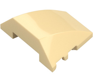 LEGO Tan Wedge Curved 3 x 4 Triple (64225)