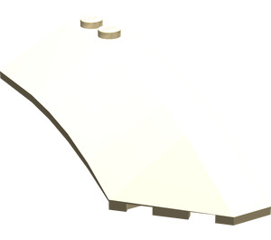 LEGO Tan Wedge Curved 3 x 8 x 2 Right (41749 / 42019)
