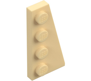 LEGO Beige Keil Platte 2 x 4 Flügel Rechts (41769)