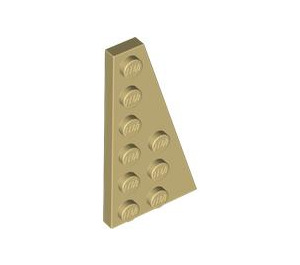 LEGO Tan Wedge Plate 3 x 6 Wing Right (54383)