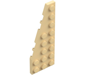 LEGO Tan Wedge Plate 3 x 8 Wing Left (50305)