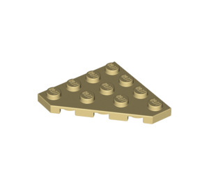 LEGO Tan Wedge Plate 4 x 4 Corner (30503)